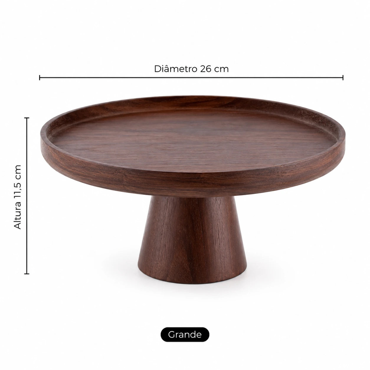 Bandeja Pedestal Évora em Madeira