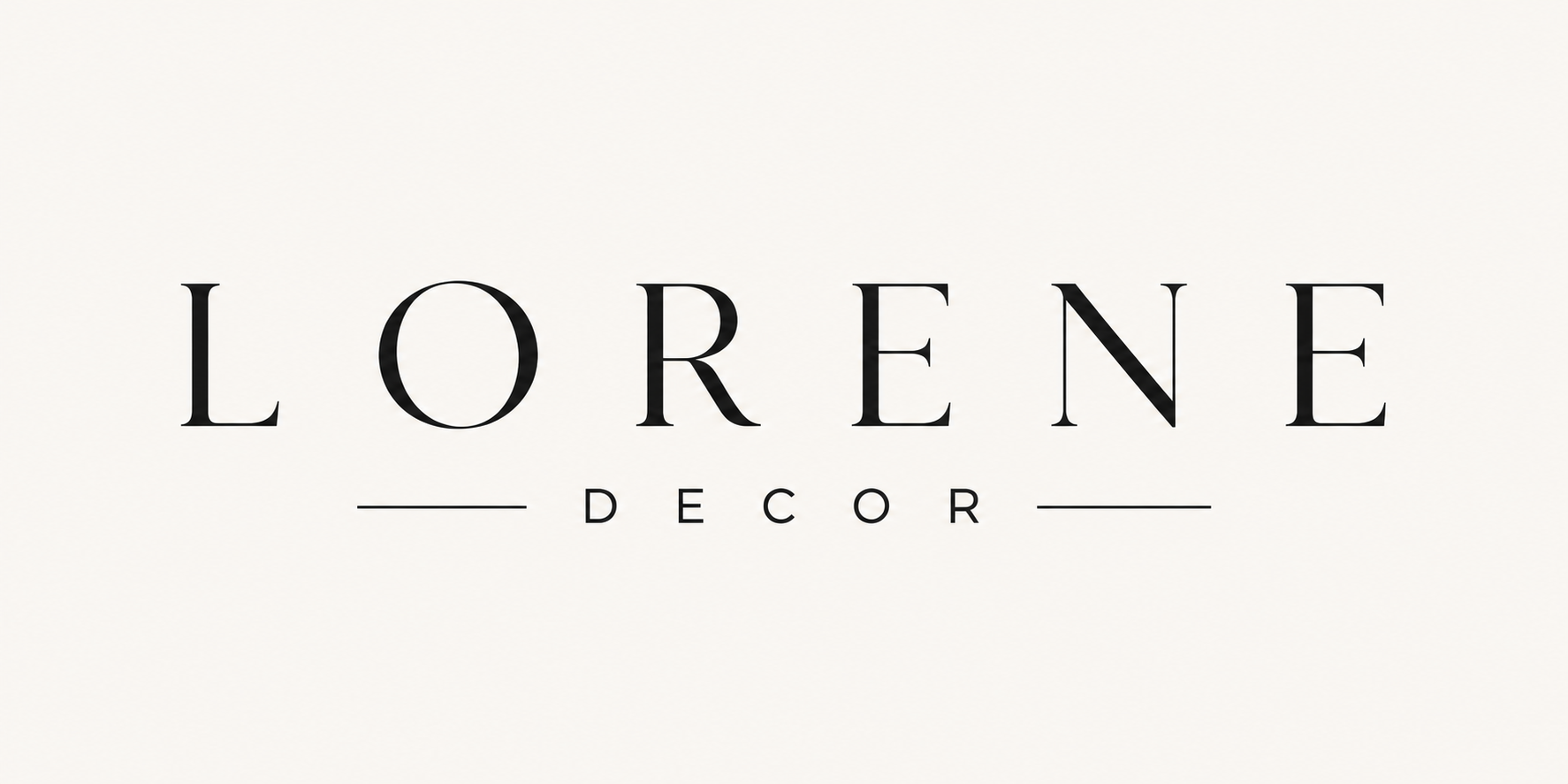 Logo oficial da Lorene Decor.