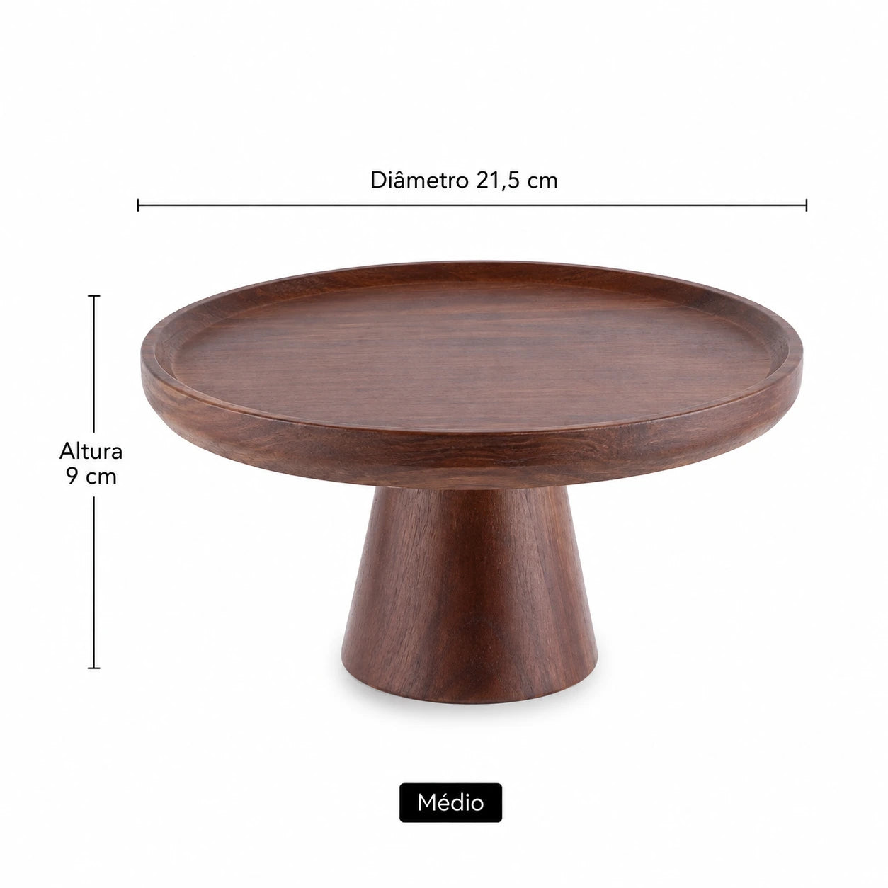 Bandeja Pedestal Évora em Madeira