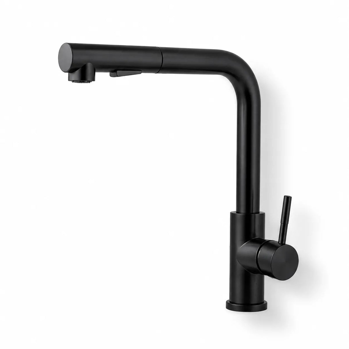 Torneira gourmet para cozinha Pull Out monocomando preta com ducha extensível